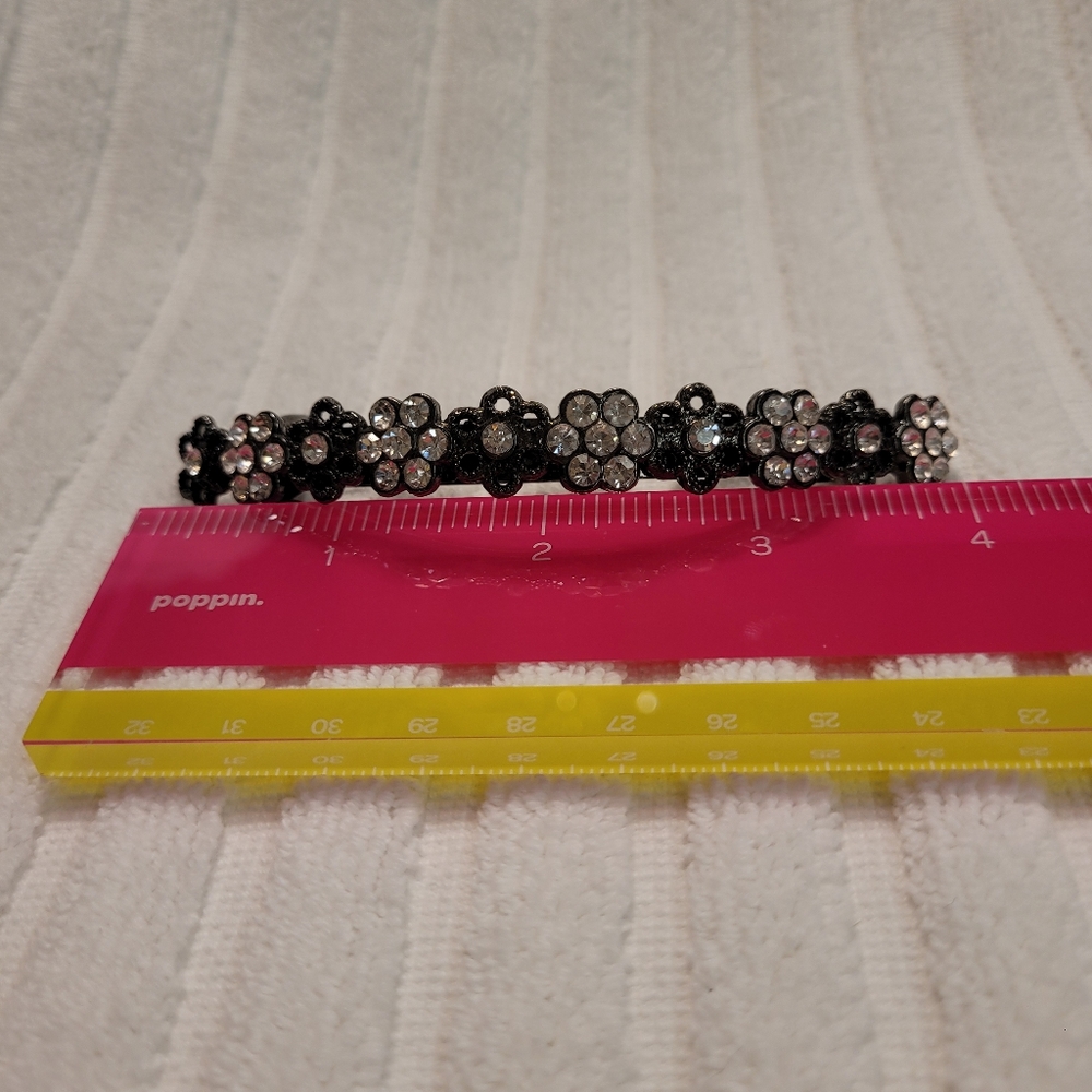 Bundle of 4 Rhinestone Scunci Rhinestone Barrettes NWOT - Picture 5 of 9